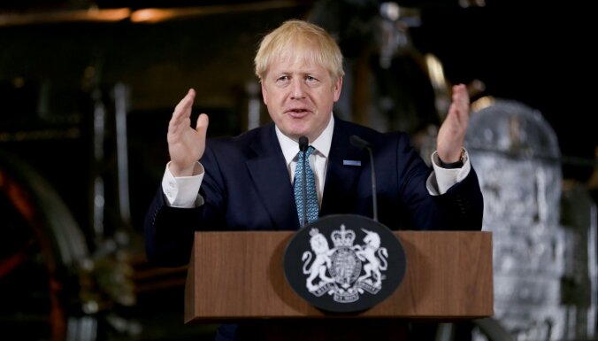 'Brexit' ir 'milzu ekonomiska iespēja', uzskata Džonsons