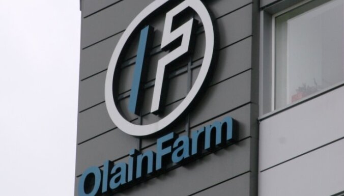 'Olainfarm' peļņa pirmajā ceturksnī – 3,114 miljoni eiro