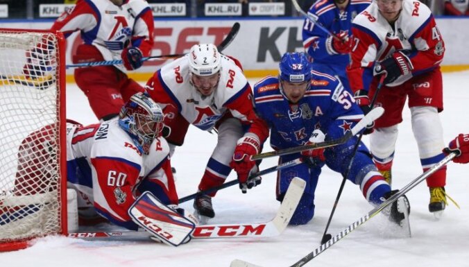 Video: 'Lokomotiv' – SKA. Aizvadīta viena no skarbākajām KHL 'play off' spēlēm