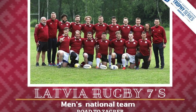 Latvijas regbisti dodas uz 'Rugby Europe Men's Trophy 7's' turnīru