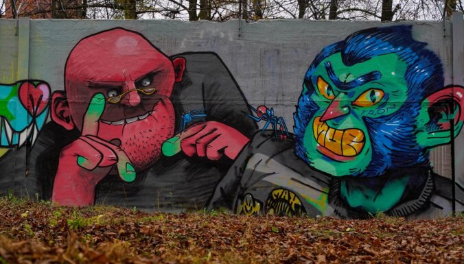 Rīgā atklāta jauna legālā grafiti un ielu mākslas siena