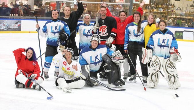 Тренер по хоккею и дизайнер по интерьеру Ингуна Лукашевича: "Играть в хоккей могут и принцессы!"
