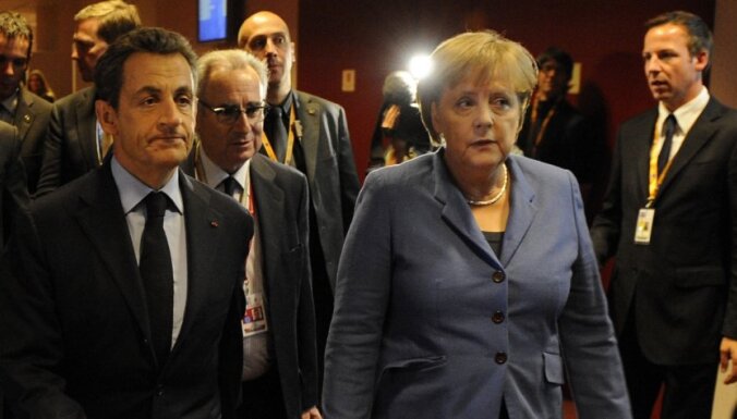 Pirms ES samita tiksies Vācijas, Francijas un ES augstākās amatpersonas
