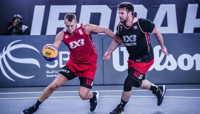 'Rīgas' 3x3 basketbolisti uzvar abās spēlēs un Rijādas "Masters' turnīrā iekļūst ceturtdaļfinālā
