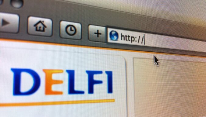 Самым посещаемым сайтом в июле стал портал Delfi.lv