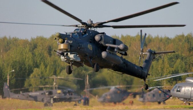 Российские вертолеты залетали на территорию Литвы