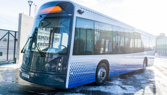 Viļņas lidostā testē valstī izstrādāto elektriskā autobusa 'Dancer' prototipu