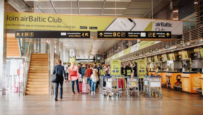 Аэропорт "Рига" обслужил более 1,1 миллиона пассажиров