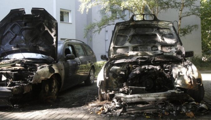 Анархисты из "Сосиски" сожгли автомобиль еврочиновника