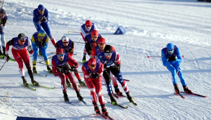 Pekinas olimpisko spēļu rezultāti distanču slēpošanā komandu sprintā (16.02.2022.)