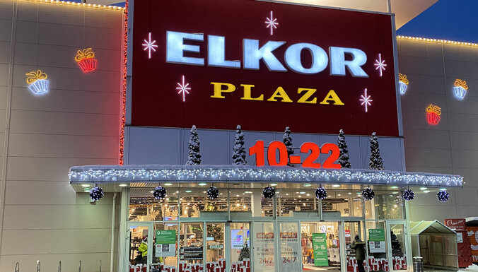 'Elkor Plaza' Ziemassvētku periodā strādās no pulksten 10 līdz 22