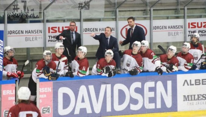 Latvijas U-20 hokeja izlase pasaules čempionātu sāk ar zaudējumu Francijai