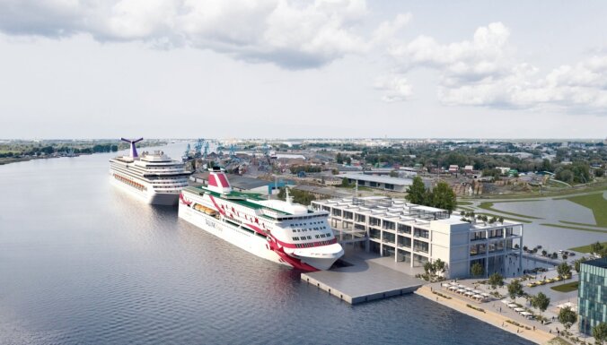 Vizualizācija: Rīgas Eksportostā darbu uzsāks jauns pasažieru un kravu terminālis