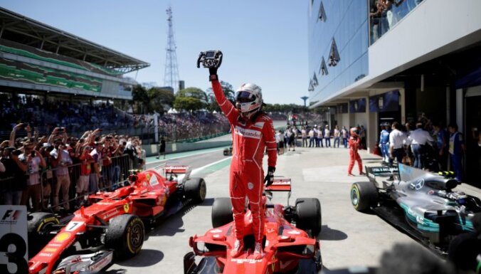 Феттель стал победителем бразильского этапа "Формулы-1"