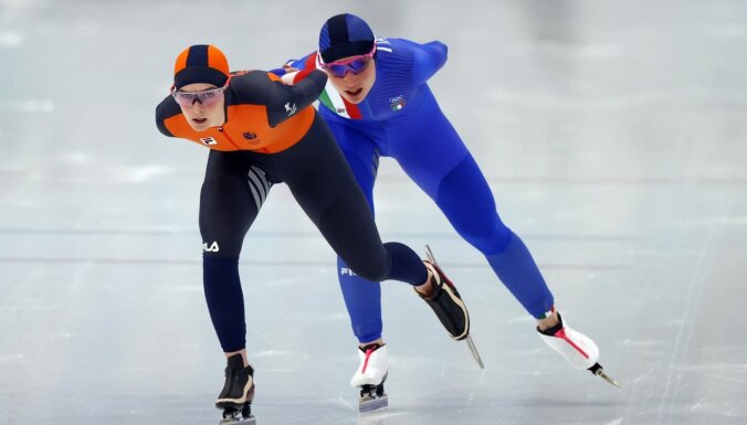 Pekinas ziemas olimpisko spēļu rezultāti ātrslidošanā sievietēm 3000 m distancē (05.02.2022.)
