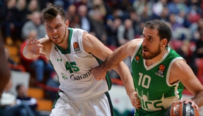 Bertānam deviņi punkti 'Dariššafaka Doguš' zaudētā Turcijas čempionāta spēlē