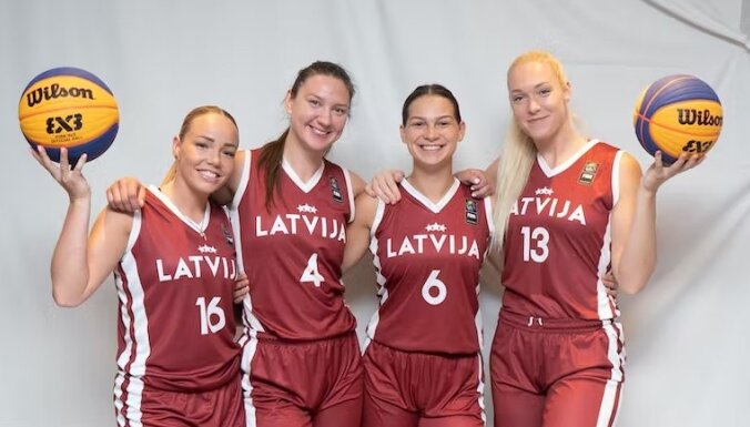 Latvijas 3x3 basketbolistes Pasaules sērijas posmu beidz ar diviem zaudējumiem