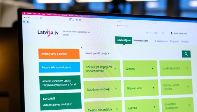 Nedēļas nogalē lietotājiem nebūs pieejams portāls 'Latvija.lv' un e-pakalpojumi