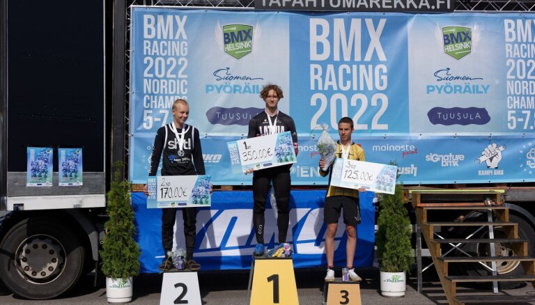Pedraudzis uzvar Ziemeļvalstu čempionātā BMX; Strazdiņš elitē piektais