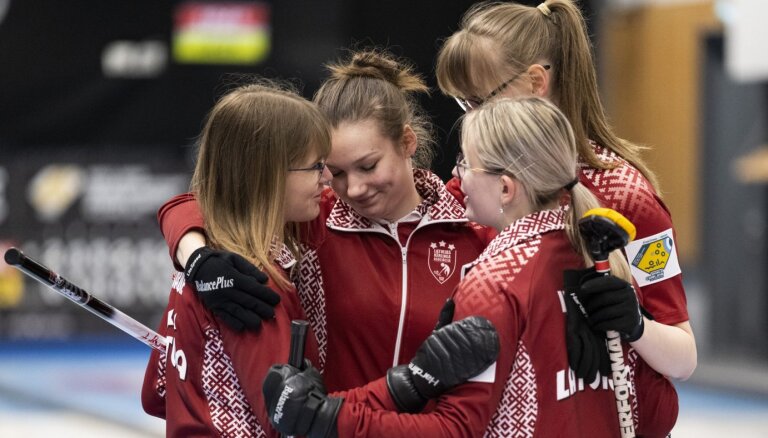 Latvijas juniores pasaules čempionātu kērlingā noslēdz sestajā vietā
