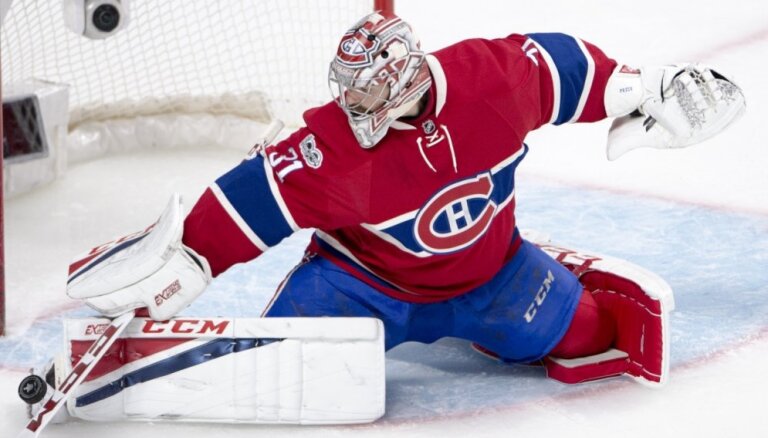 Arī 'Canadiens' vārtsargs Kerijs Praiss NHL Zvaigžņu spēles vietā izvēlas atpūtu