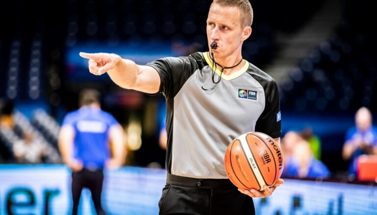 Pirmo reizi kopš 1937. gada 'EuroBasket' turnīrā būs četri Latvijas tiesneši