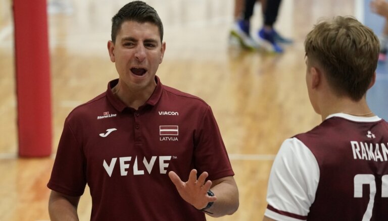 Latvijas volejbola izlases treneris: nākamgad mums jāsāk tajā līmenī, kurā mēs beidzām tagad