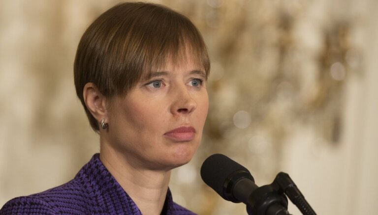 Kopā ar sabiedrotajiem Igaunija ir neuzvarama, pārliecināta Kaljulaida