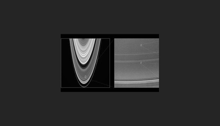Saturna gredzeni radušies katastrofas rezultātā