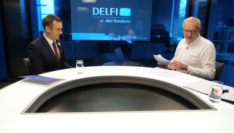 'Delfi TV ar Jāni Domburu' atbild Mārtiņš Staķis: gads Rīgas mēra amatā. Pilns ieraksts