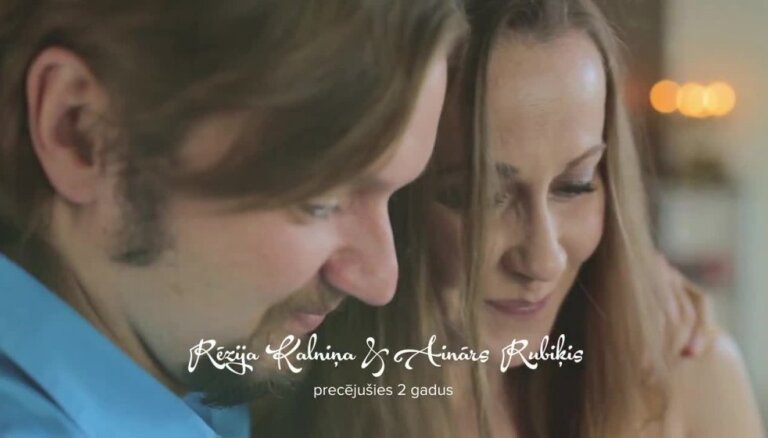 Video: Rēzija Kalniņa ļauj ielūkoties savā laulības dzīvē