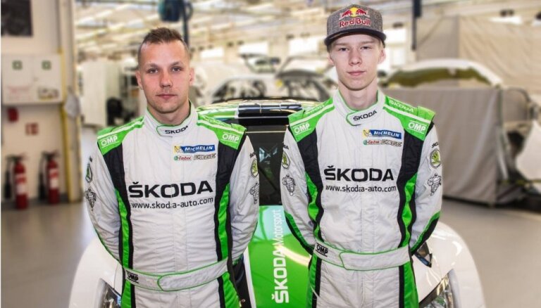 Latvijas čempions Rovanpera ieguvis 'Škoda Motorsport' rūpnīcas atbalstu