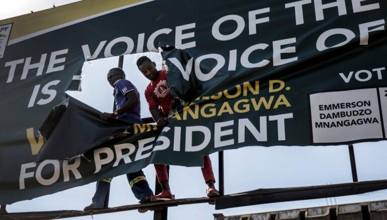 ES novērotāji kritizē Zimbabves vēlēšanu 'nevienādo spēles laukumu'