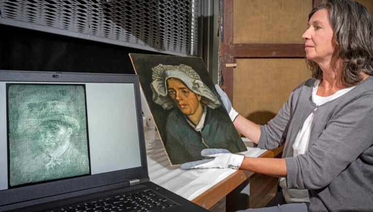 Zem van Goga gleznas atrasts iepriekš nezināms mākslinieka pašportrets