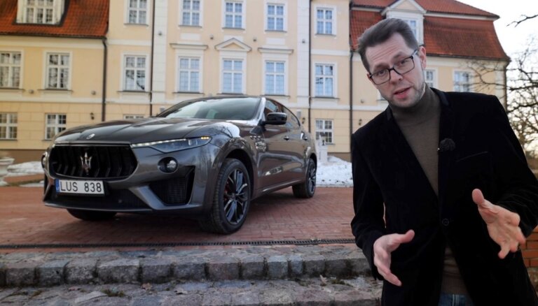 Video: Valts Ceplevičs izmēģina 'Maserati Levante' apvidnieku