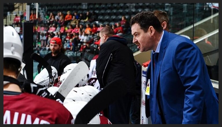 Первые контрольные игры сборная Латвии по хоккею проведет под руководством Милюнса