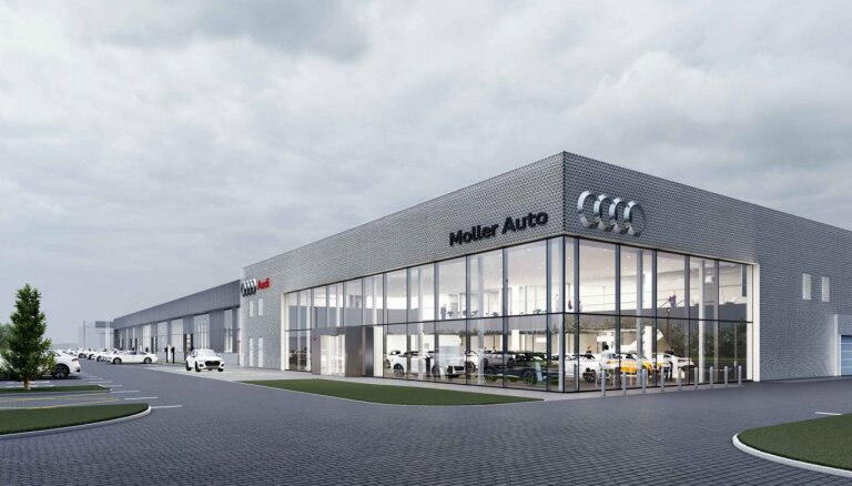 'Moller Auto' jauna 'Audi' dīlera centra būvniecībā ieguldīs 15 miljonus eiro