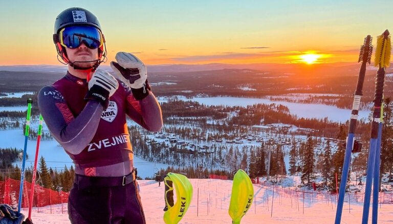 Mikam Zvejniekam pjedestāls FIS slalomā Zviedrijā