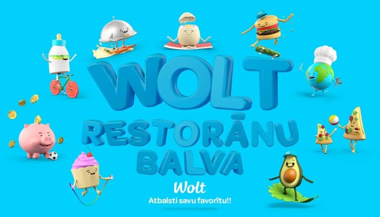 'Wolt restorānu balva 2021': Nobalso par savu mīļāko restorānu!