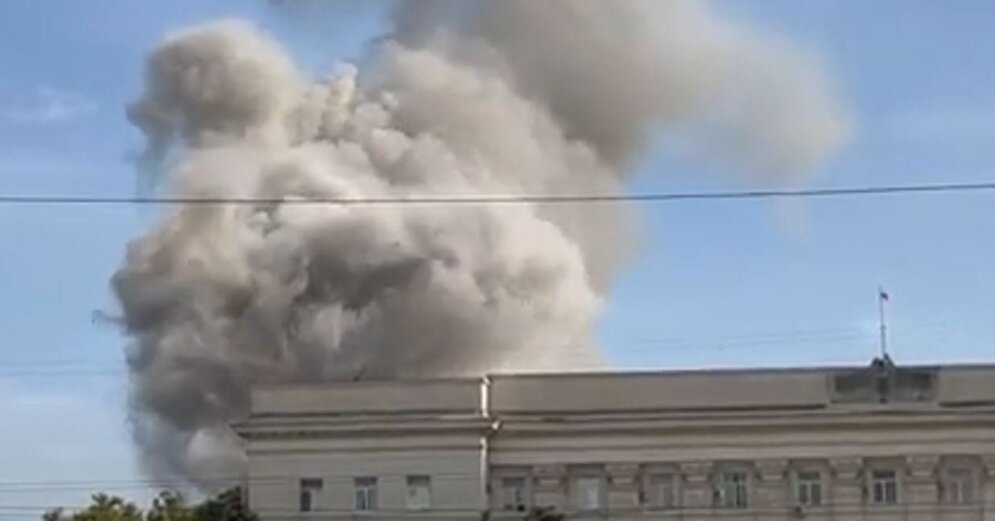 Video: An explosion occurred in the occupied center of Kherson