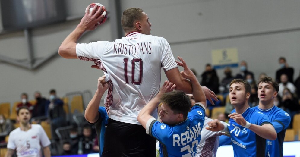 Latvian handball players fail in the first World Cup qualifying match