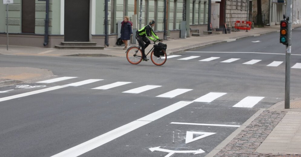 Three cyclists were injured in the crashes on Sunday