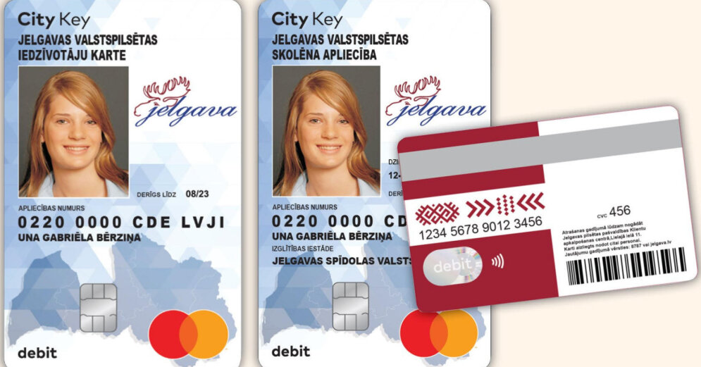 The “Mastercard City Crucial” town card is introduced in Jelgava.