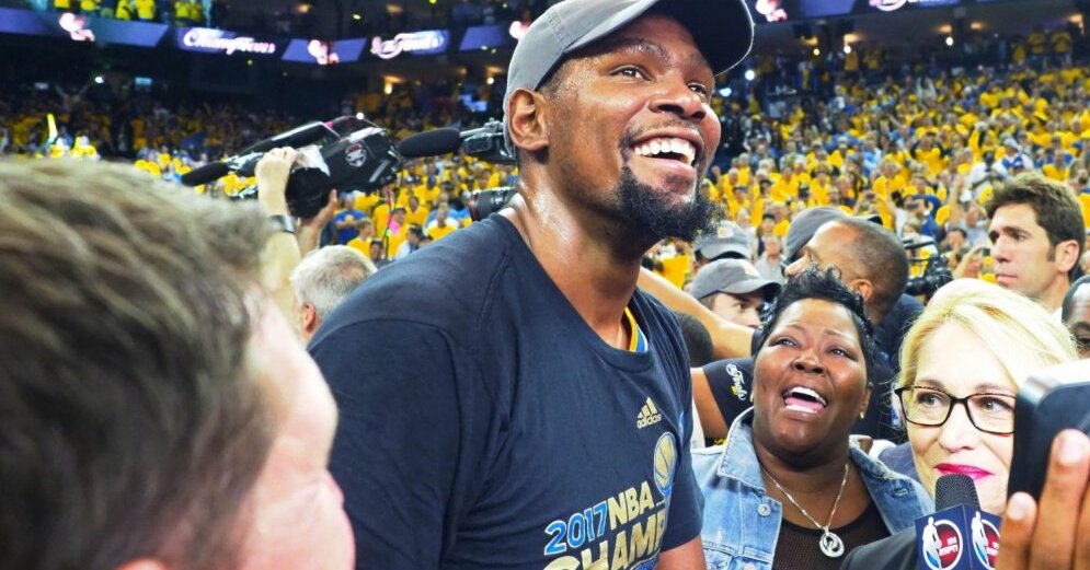 NBA superstar Durant tells why he likes to watch Porziņģis games