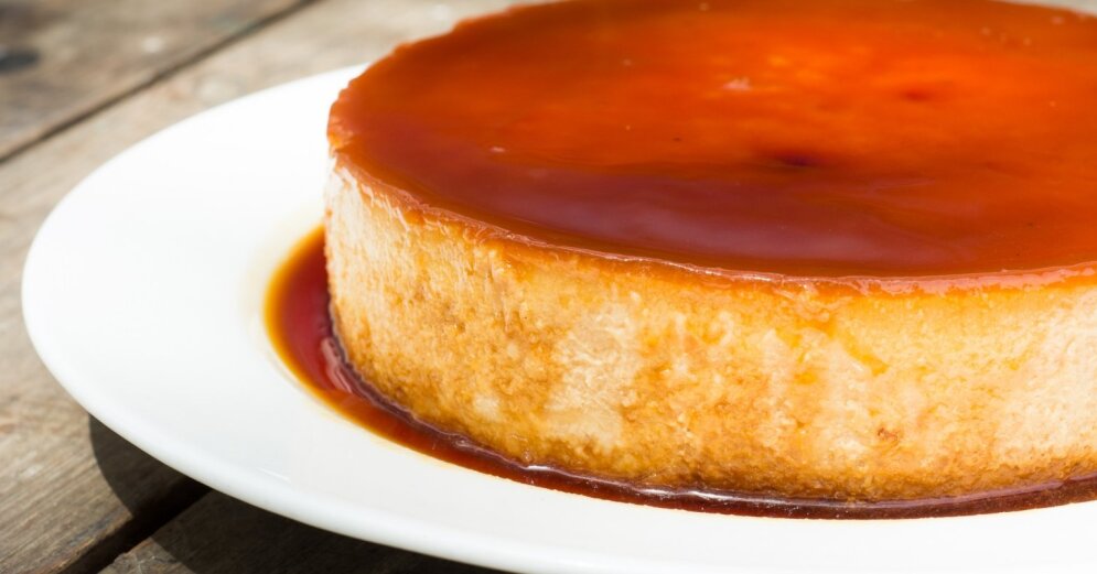 Grandfather’s flan with brielle cream.  Equally delicious, but easier to prepare