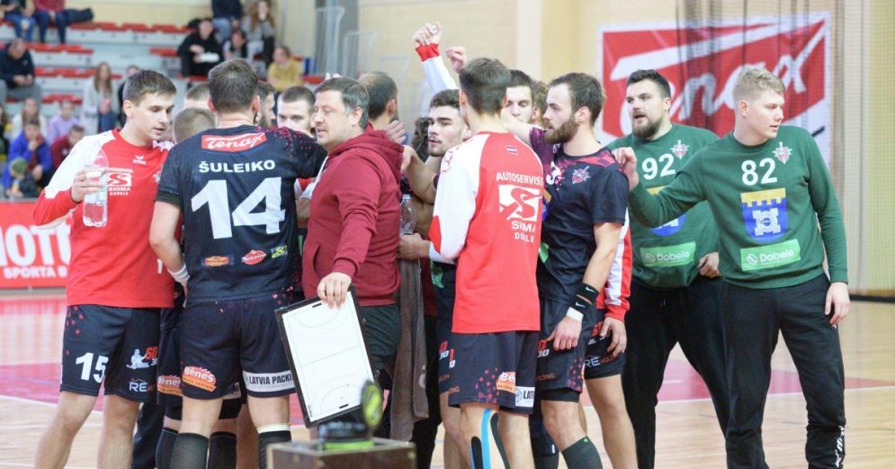 Dobele ‘Tenax’ handball players win the first match of the second round of the EHF European Cup