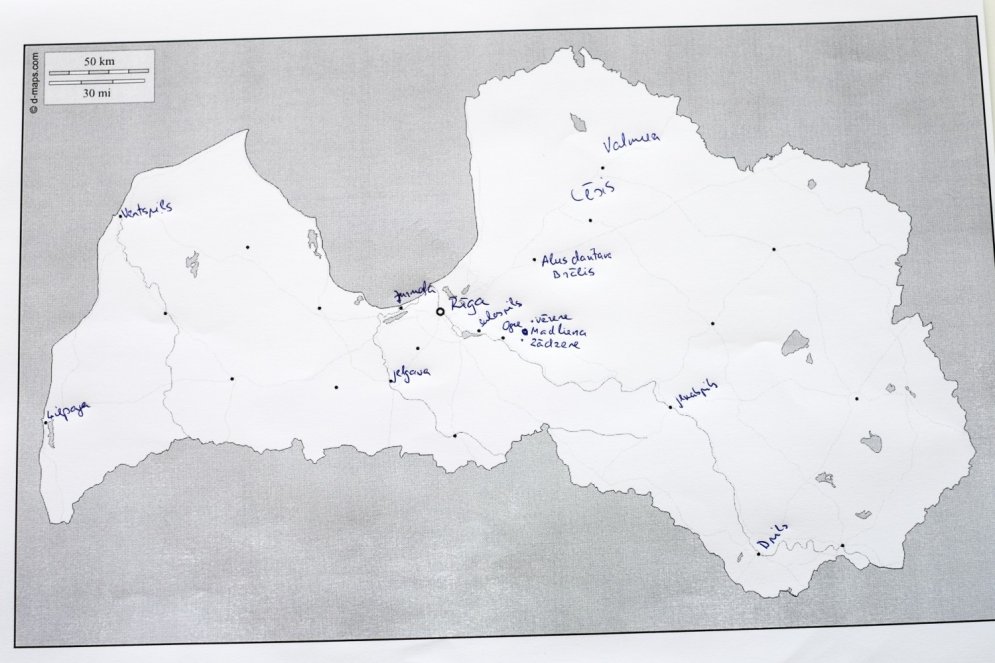 Eksperiments Vai Latviesi Prot Karte Iezimet Latvijas Pilsetas